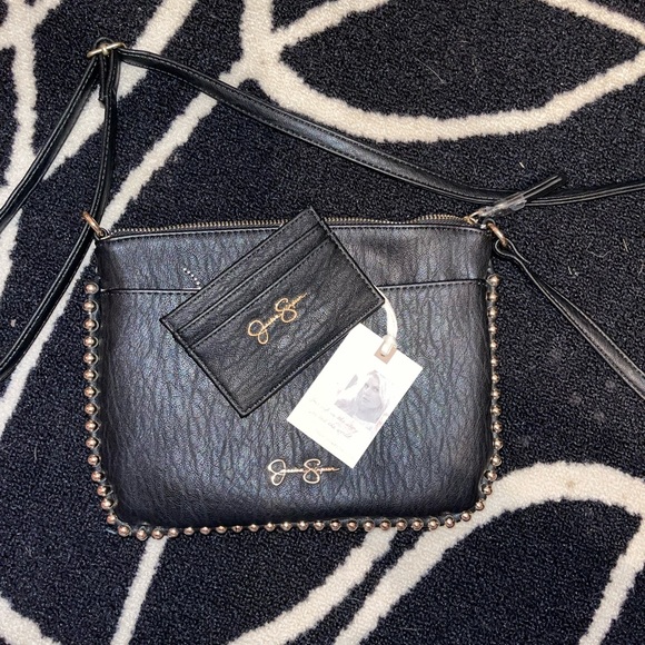 Black, Jessica Simpson purse and card holder - Picture 4 of 4